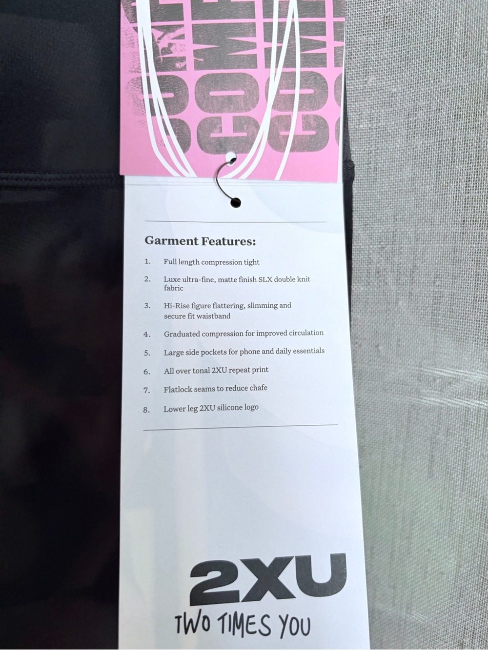 2XU Form Lineup Hi-Rise Compression Tights - Picture 8 of 11